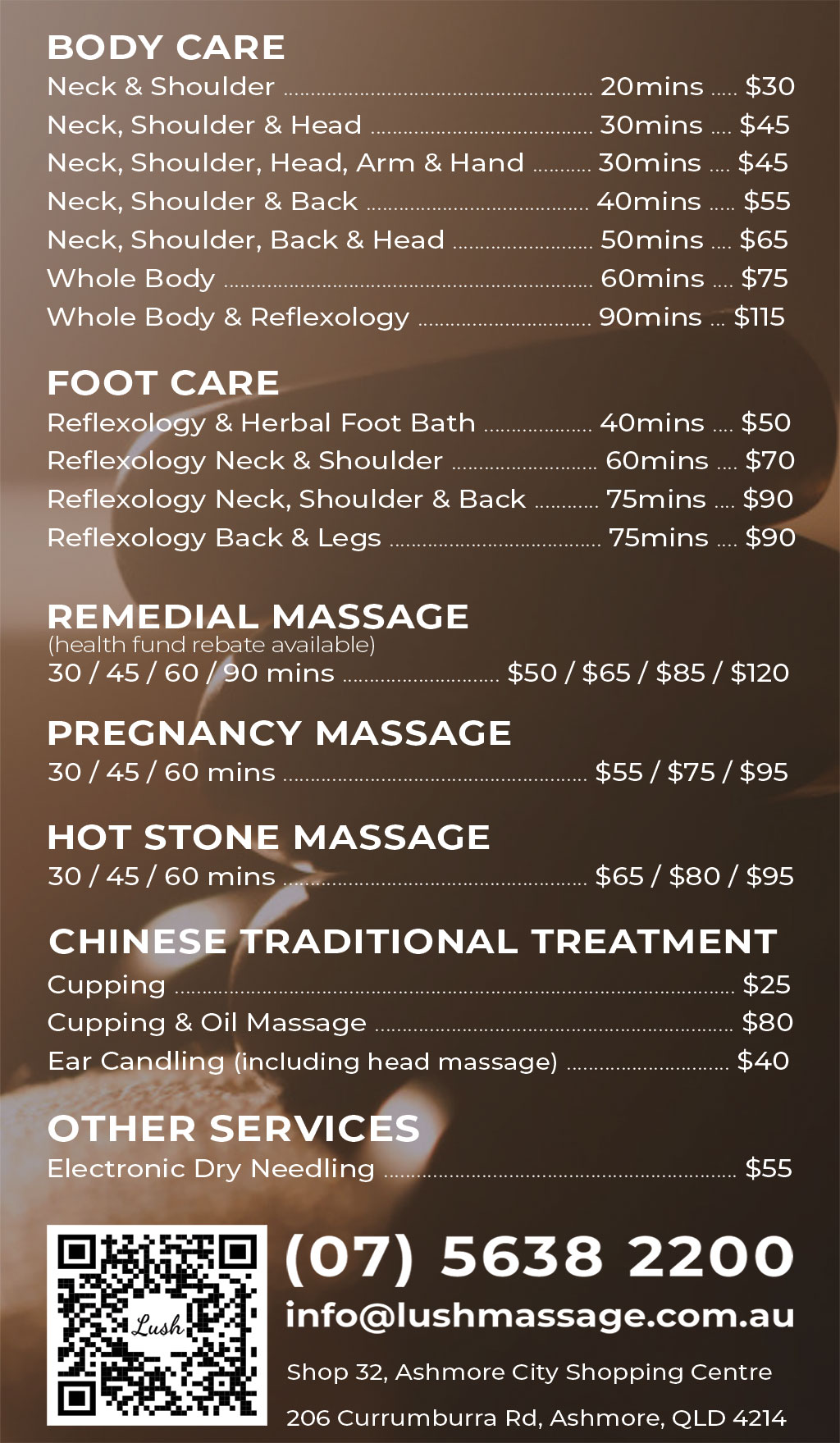 Gold Coast Massage Lush Massage Gold Coast